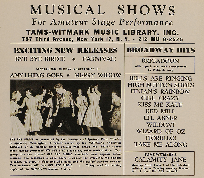 Rise of High School Musicals in the 1960s - Dramatics Magazine