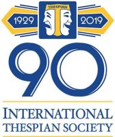 International Thespian Society 90th birthday logo